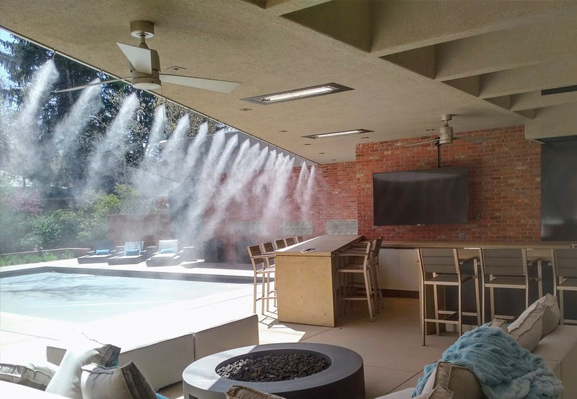 Outdoor Cooling Misting